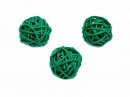 Ротанговые шары зеленые